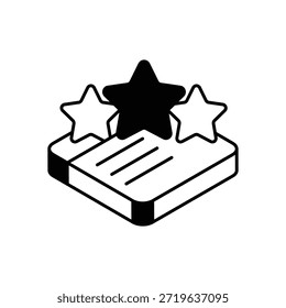 Página Autoridade Ícone vetorial ilustração de stock