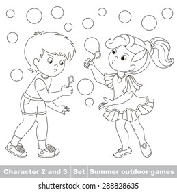 21+ lovely image Blowing Bubbles Coloring Pages / 20 Super Fun