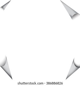Page curl with shadow