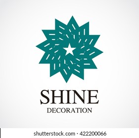 Page database of document abstract vector and logo design or template office paper business icon of company identity symbol concept