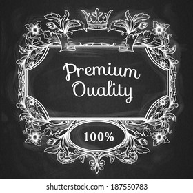 Page Decoration chalkboard design