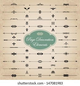 Page decoration elements