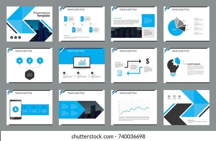 Page Design For Business Presentation Template And For  Report , Company Profile ,brochure And Book Layout  With Info Graphic  Element Design