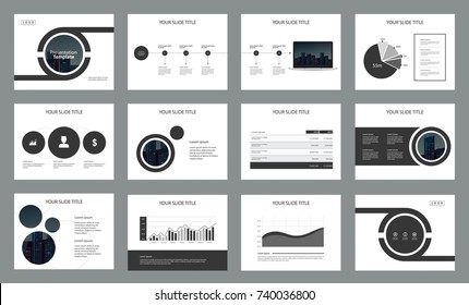 page design for business presentation template and for  report , company profile ,brochure and book layout  with info graphic  element design
