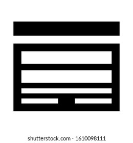 page design icon isolated sign symbol vector illustration - high quality black style vector icons
