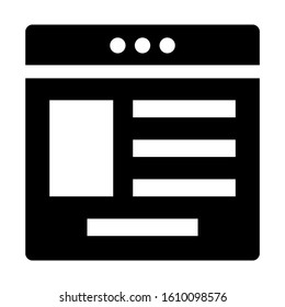 page design icon isolated sign symbol vector illustration - high quality black style vector icons
