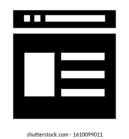page design icon isolated sign symbol vector illustration - high quality black style vector icons
