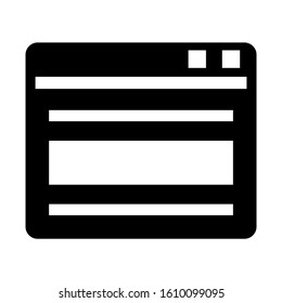 page design icon isolated sign symbol vector illustration - high quality black style vector icons
