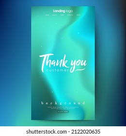 Page design inspiration with abstract background. Shades of green gradient background pattern