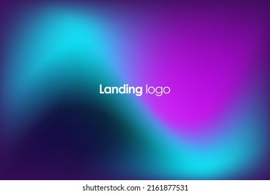 Page design inspiration with abstract background. Shades of blue gradient background pattern