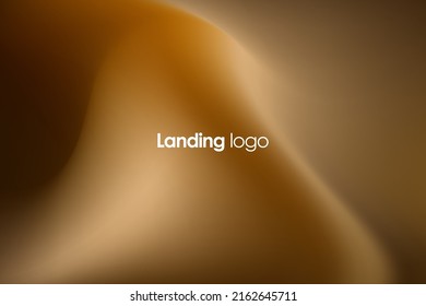 Page design inspiration with abstract background. Shades of gold gradient background pattern