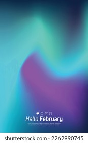 Page design inspiration with abstract background. Shades of blue gradient background pattern