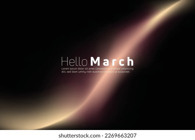 Page design inspiration with abstract background. Shades of gold gradient background pattern