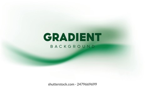 Page design inspiration with abstract background. Shades of green gradient background pattern