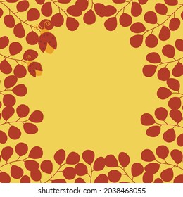 Seitendesign-Vorlage für Herbstdesign