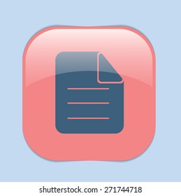 page of the document. sheet of paper