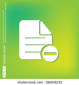 page of the document. sheet of paper