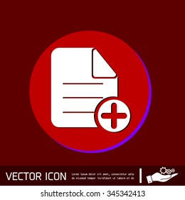 page of the document. sheet of paper