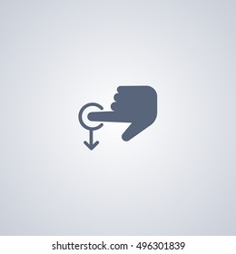 Page down vector icon