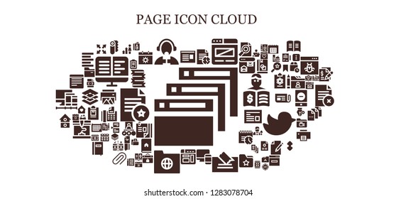  page icon set. 93 filled page icons. Simple modern icons about  - Browser, Newspaper, Paper, Reporter, File, Responsive, Note, Folder, House, Notes, Development, Menu, Maximize