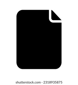 Page icon. sign for mobile concept and web design. vector illustration