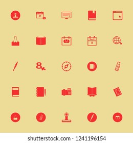 page icon. page vector icons set browser, holy quran, browser globe cursor and halloween date on calendar