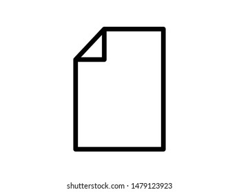 Page icon vector illustration EPS10