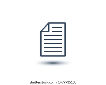 Page icon vector illustration EPS10