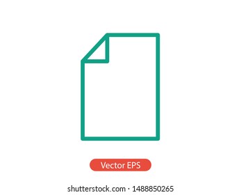 Page icon vector illustration EPS10