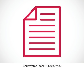 Page icon vector illustration EPS10