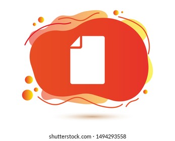 Page icon vector illustration EPS10