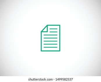 Page icon vector illustration EPS10