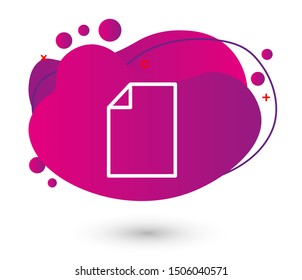 Page icon vector illustration EPS10
