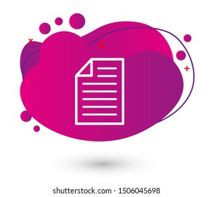 Page icon vector illustration EPS10