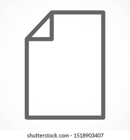 Page icon vector illustration EPS10