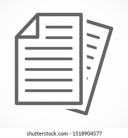 Page icon vector illustration EPS10