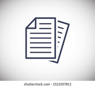 Page icon vector illustration EPS10