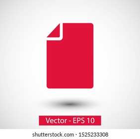 Page icon vector illustration EPS10