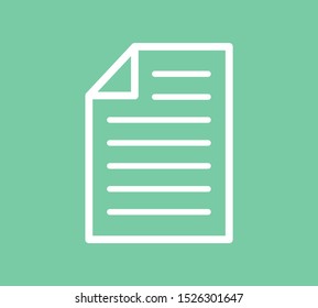 Page icon vector illustration EPS10