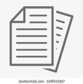 Page icon vector illustration EPS10