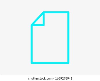 Page icon vector illustration EPS10