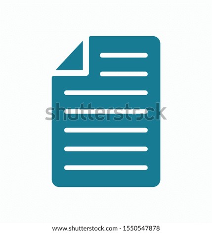 Page icon vector illustration EPS10
