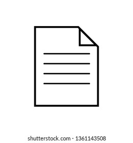 Page icon. Web vector image.