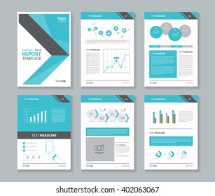 page layout for company profile ,annual report , brochure ,and  flyer, template with info graphic element desogn