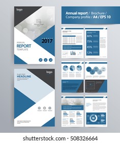 page layout for company profile, annual report, brochure, and flyer layout template. with info graphic element. and vector A4 size for editable