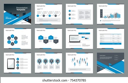 page layout design with info graphic element template for presentation , brochure and report concept