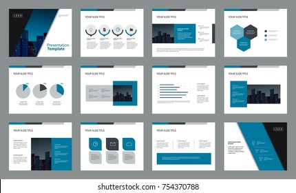 page layout design with info graphic element template for presentation , brochure and report concept