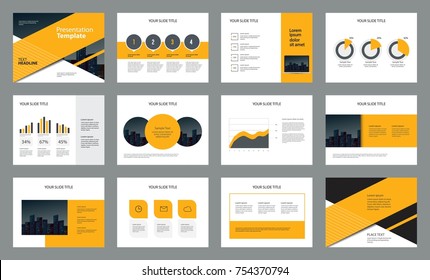 page layout design with info graphic element template for presentation , brochure and report concept
