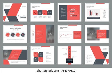page layout design with info graphic element template for presentation , brochure and report concept