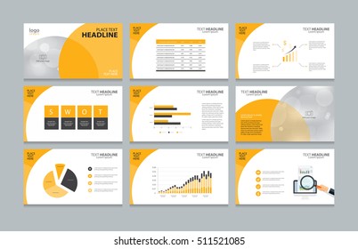 Page layout design for presentation and brochure  and book  template  with infographic elements design